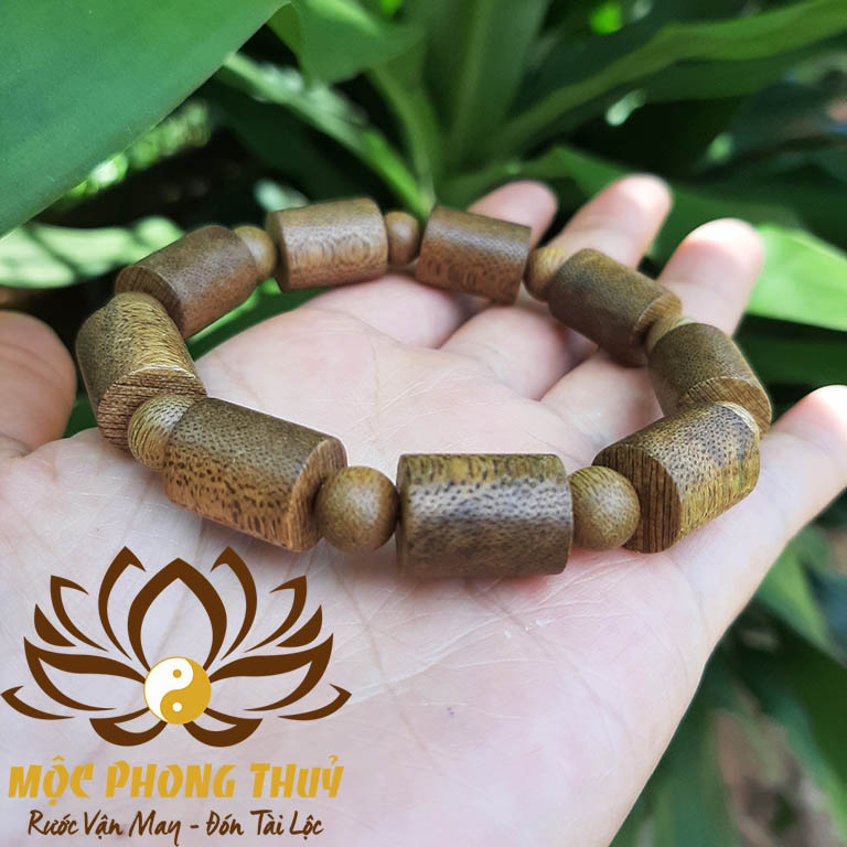 vòng trầm hương đốt trúc đơn giản