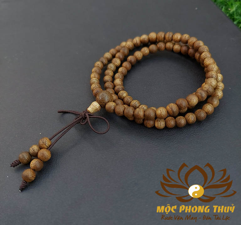 Chuỗi vòng tay trầm hương 108 hạt