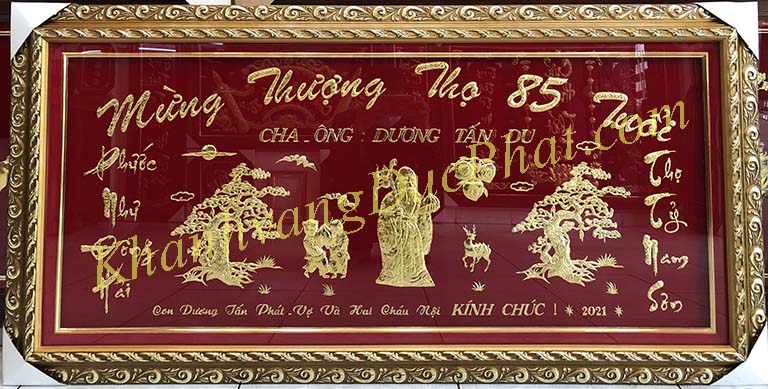 khánh vàng mừng thọ
