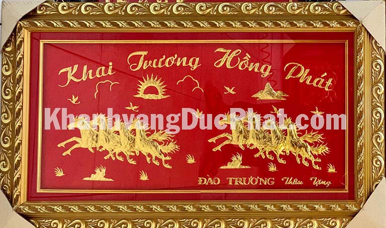 khánh vàng khai trương